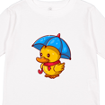 thumbnail image 4 of Inktastic Rainy Ducky Boys or Girls Long Sleeve Toddler T-Shirt, 4 of 5