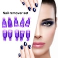 thumbnail image 1 of Clips de tapa de remojo de arte de uñas Ndcxsfigh, herramientas de envoltura para removedor de esmalte de Gel, 10 Uds., 1 of 5