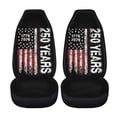 thumbnail image 5 of XYZCANDO Patriotic 250th Anniversary Front Car Seat Covers featuring Distressed USA Flag - Durable Protective Set Of 2, 5 of 10