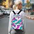 thumbnail image 7 of FORMRS Mini Backpack Purse for Women Travel Daypack Casual Shoulder Bag, Abstract Drawing, 7 of 7