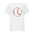 thumbnail image 4 of Camiseta de manga corta estampada casual para mujer OAVQHLG3B Store  lin121212, 4 of 5