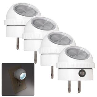 - 4 Pack LED Night Light Plug in with Auto Sensor Photocell, White