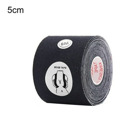 

XM Culture 1 Roll 2.5/3.8/5/7.5/10CM Breast Lift Tape Convenient Adjustable Polyester Breathable Boob Pad Nipple Cover Invisible Long Push-up Sticker for Full Dress