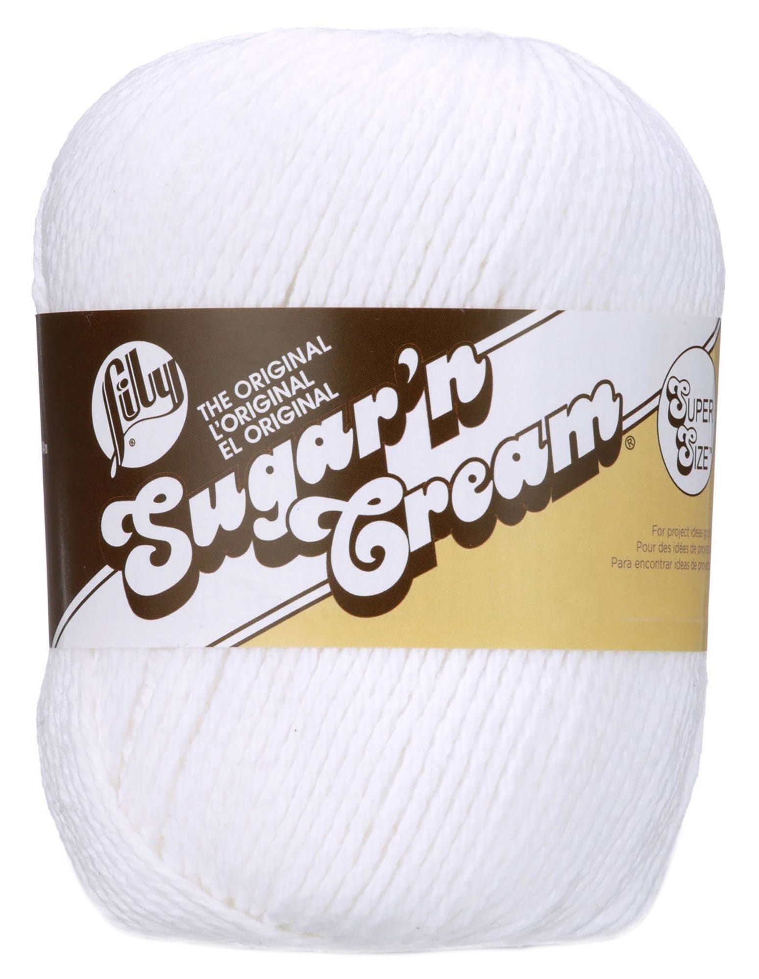 Lily Sugar'n Cream® Fil Super Taille Coton #4 Moyen, 4oz/113g, 200 Yards
