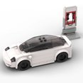 thumbnail image 1 of MOC partículas pequeñas Tesla Model 3 Performance Sedan Construction Kit, modelo de pantalla de coleccionista de bricolaje con diseño auténtico para entusiastas adultos y decoración, 1 of 5
