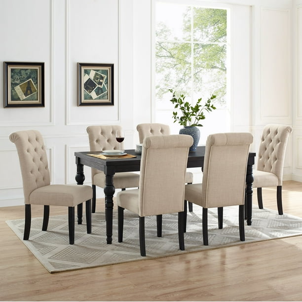 Roundhill Furniture Leviton Urban Style, Urban Dining Room Table