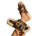 thumbnail image 7 of Women’s Clear Strap Buckle Slide Sandals, Comfortable Non-Slip Espadrille Platform Slippers for All-Day Wear, 36, 7 of 7