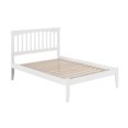 thumbnail image 2 of Mission Full Solid Wood Platform Bed in White, 2 of 9