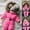 Hot Pink, variant on Liyamei Girl Winter Snowsuit Toddler Jacket Clothes For Boy Infant Jumpsuit Hoodied Size 0-3 Months