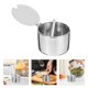 thumbnail image 4 of Juego de botes de azúcar de acero inoxidable con cuchara, tarro para condimentos, pimienta, cubo de caramelo, recipiente para condimentos con tapa para Cocina, 1 Juego, 4 of 5