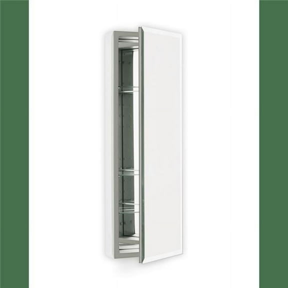 Robern PLM2030GB 19.25 x 30 x 4 in. Flat Top & Bevel Edge Non-Handed Reversible Classic Gray Interior Non-Electric PL Series Cabinet