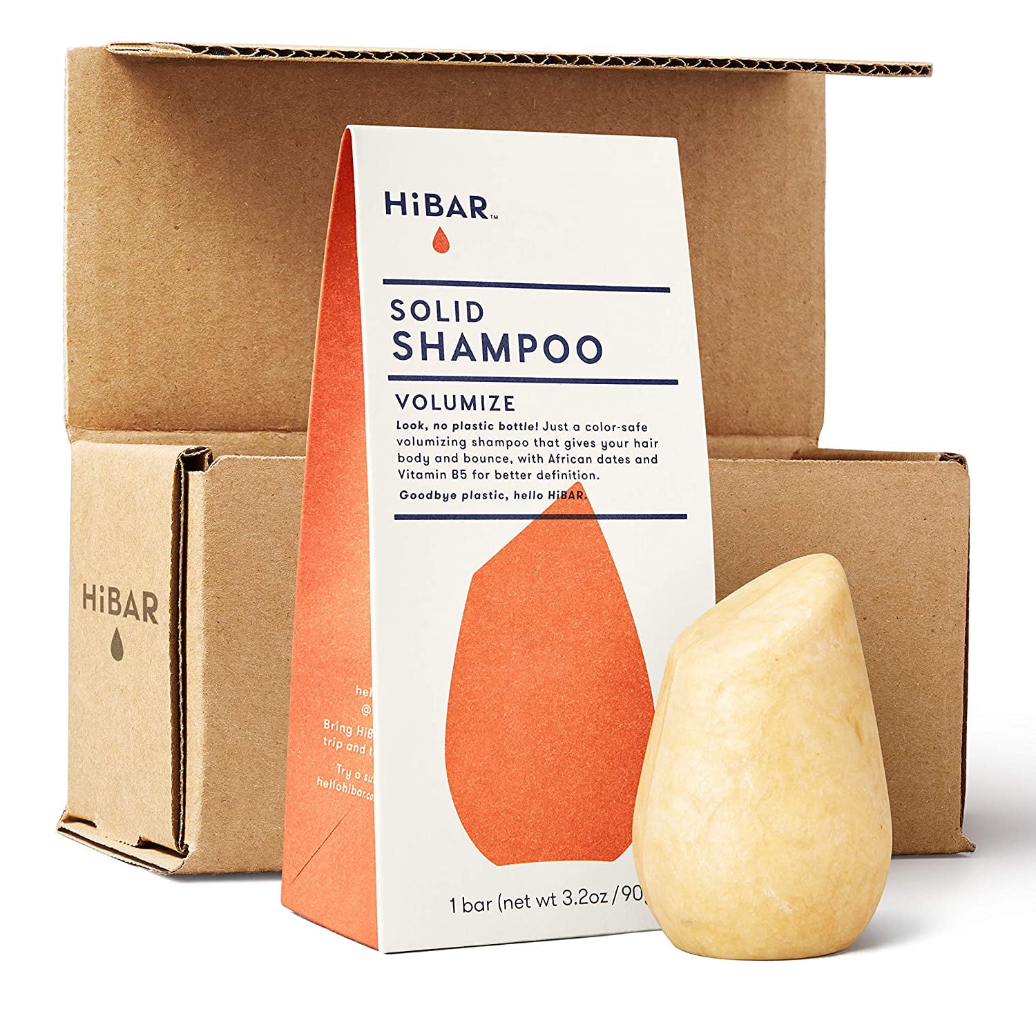 Hibar With Zero Waste Packaging And Shipping. Volumize For Fine Or Thin Hair. Eco-Friendly, All Natural, And Plastic Free. - Walmart.com