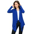 thumbnail image 5 of Made by Johnny Women's Off-Duty Open Front Cardigan XXXL ROYAL_BRITE, 5 of 6