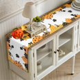 thumbnail image 4 of Halloween Table Runner Plaid Dot Pumpkin Halloween Decorations Table Runner Orange Spooky Halloween Table Runner Leaf Table Runner 90 Inches Long Halloween Coffee Table Runner Thanksgiving for Table, 4 of 6
