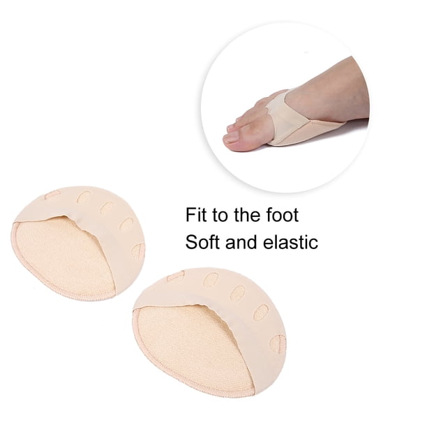 Zapatos de Tacón Alto Almohadilla Transpirable Para El Antepié Alivio del Dolor de Estrés 2 Pares de Parches para el Antepié para atrenamientos de talones