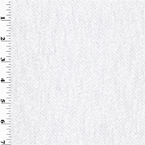 Designer White Boucle Home Decorating Fabric, Fabric By the Yard