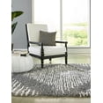 thumbnail image 4 of Unique Loom Serenity Shag Collection Area Rug - Walcott (7' 10" x 10' Oval Gray/Ivory), 4 of 10