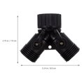 thumbnail image 2 of 4pcs Adjustable Hose Splitter Replacement Garden Hose Splitter Y Type Hose Adapter(US Standard), 2 of 8