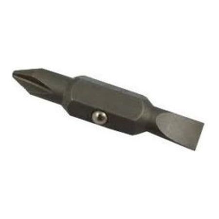 UPC: 0045242244744 | Pack of 1  Milwaukee 50-32-0205 #1 Ph -3/16 Flat Blade Dbl. End Bit for 11-1