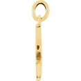 thumbnail image 2 of Precious Stars Unisex 14K Yellow Gold Lowercase K Initial Pendant, 2 of 3
