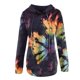 thumbnail image 5 of Sudadera de manga larga con estampado tie-dye y capucha para mujer Blusa informal Jersey Tops Pompotops  gfhjh12423, 5 of 6