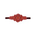 thumbnail image 3 of MSJUHEG Hair Ties Headbands For Women Flapper Great Gatsby Headband Pearl Charleston Party Bridal Headpiece Lady Hair Bands Red One Size, 3 of 5