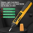 thumbnail image 3 of Homgeek Non-Ac Testeur de Tension Stylo AC 70- DC Portable NCV avec Son Double, / Reconnaissance de Fil en Direct, Détection de Point de Rupture, Vérification du Niveau de la Batterie, 3 of 7