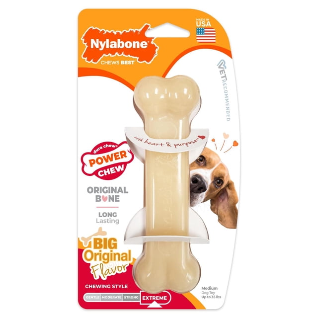 Juguete Masticable Nylabone Dura Chew Sabor Original para Perros Gigantes