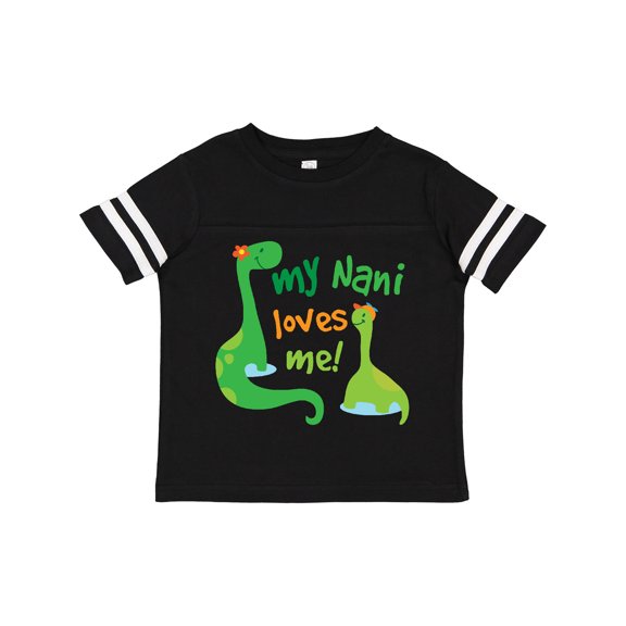Inktastic My Nani Loves Me Grandson Dinosaur Boys Toddler T-Shirt