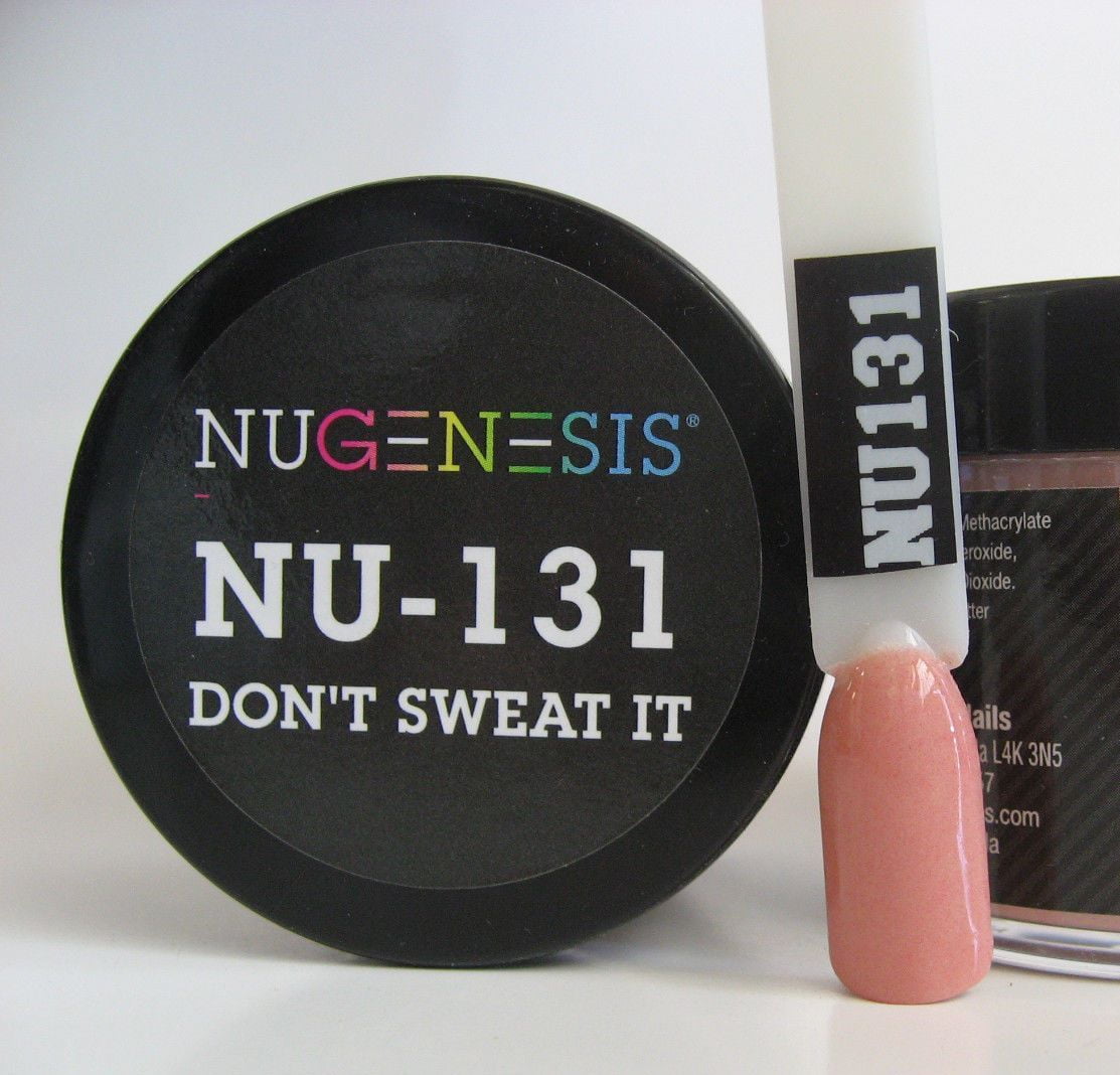 NUGENESIS Nail Color Dip Dipping Powder 1oz/jar - NU131 Don't Sweat it