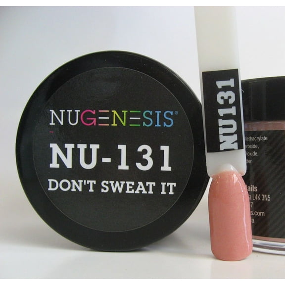 NUGENESIS Nail Color Dip Dipping Powder 1oz/jar - NU131 Don't Sweat it