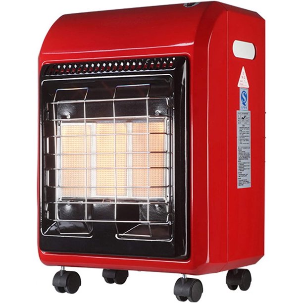 KissDate 4200W Portable Gas Heater, Mini Calor Gas Heater Red