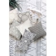 thumbnail image 3 of Pasargad Home Naples Embroidered Pillow, Grey/Ivory (All Ages, 1 Pack), 3 of 3