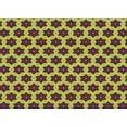 thumbnail image 1 of Ahgly Company Machine Washable Indoor Rectangle Transitional Neon Yellow Green Area Rugs, 7' x 9', 1 of 7