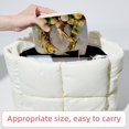 thumbnail image 6 of Easter Velvet Portable Jewelry Box with Removable Compartment - Ideal Bracelet Holder and Necklace Organizer - Gift, 6 of 7