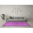 thumbnail image 3 of Ahgly Company Indoor Rectangle Oriental Purple Modern Area Rugs, 2' x 5', 3 of 4