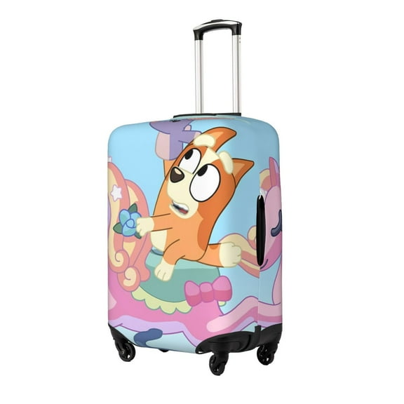 Johaoi Bluey for Travel Luggage Cover Suitcase Protector Scratch-Resistant Fit 18-32 Inch Suitcase, Not Included Suitcase-Small