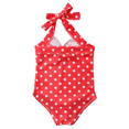 thumbnail image 2 of StylesILove Infant Baby Girl Cute Polka Dots One-Piece Swimsuit Beach Bathing Suit Pool Swimwear, 2 of 5