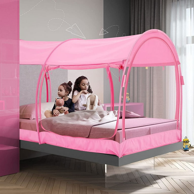 Bed Tent Mosquito Net privacy Space Full Size Pink 