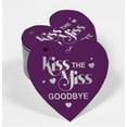 thumbnail image 2 of Inkdotpot Real Silver Foil Kiss The Miss Goodbye Bridal Shower Tag Favor Hang Paper Tag 100 Pieces, 2 of 6
