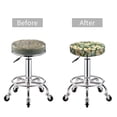 thumbnail image 6 of Lsque Lilies Flowers Round Bar chair cushion covers Velvet Fabric Premium Comfort Protects from Scratches and Stains for 14-17 Inch Chair- 13 inch, 6 of 7