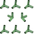 thumbnail image 1 of Greenhouse Frame Connector, Greenhouse Frame Furniture Connectors, 10 Pieces Garden Frame Connection Accessories 16mm Stable Support for Greenhouse Fr, 1 of 5