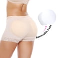 thumbnail image 4 of Qric Women Seamless Lace Butt Lifter Panties Padded Removable Enhancer Control Panties Body Shaper Underwear, 4 of 6