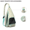 thumbnail image 4 of Bumble Bee Sling Backpack – Cute Honeycomb Print Crossbody Bag, Lightweight & Durable Shoulder Pack for Travel, Hiking, Commuting & Daily Essentials, 4 of 4