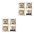 thumbnail image 1 of kurtrusly 4pack/lot Holiday Home With Easy-care Pillowcase Soft Cushion Cover Halloween-7 2Set, 1 of 6