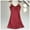 Wine, variant on Kiplyki New Arrivals Sleepwear for Women Fashion Lace Sling Vest Hollow Floral See-Through Ladies Nightdress Set