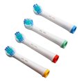 thumbnail image 1 of Cabezales de cepillo de Dientes eléctricos ANGGREK Paquete de 4 POM Limpieza Eficiente, 1 of 8