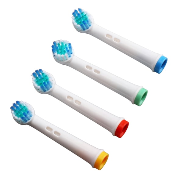 Cabezales de cepillo de Dientes eléctricos ANGGREK Paquete de 4 POM Limpieza Eficiente
