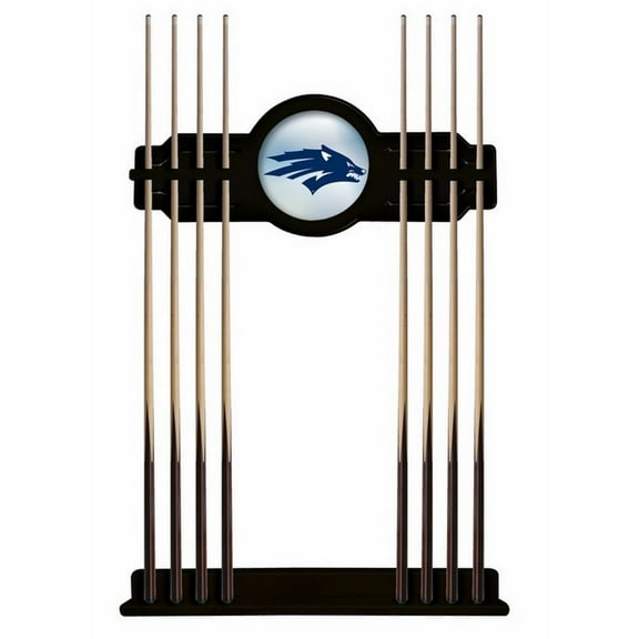 University of Nevada Solid Wood Cue Rack with a Black Finish