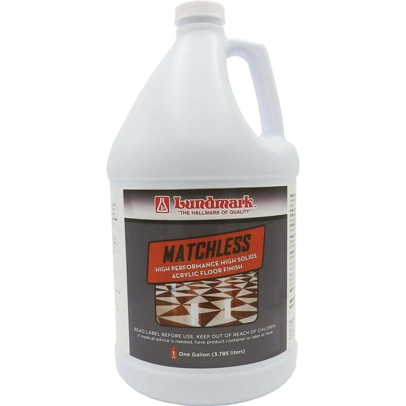 Lundmark Matchless Acrylic Urethane Floor Finish - Urethane Fortified Sealer - 1 Gal